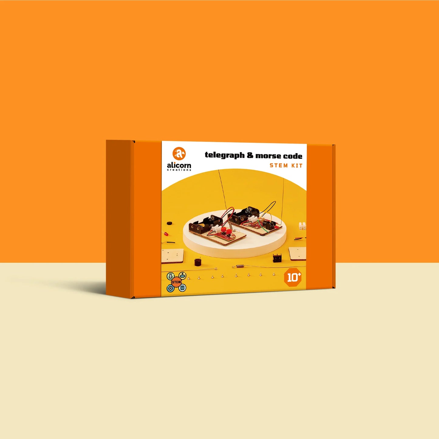 Telegraph & Morse Code DIY Kit, Educational STEM Toy