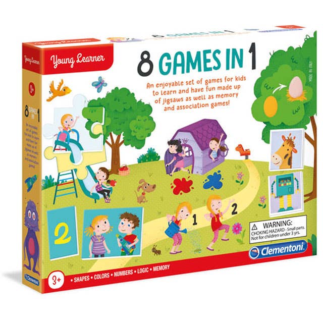 Estudiantes jóvenes: 8 juegos en 1