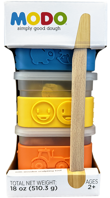 MODO : Pâte moderne (Bleu/Jaune/Orange)