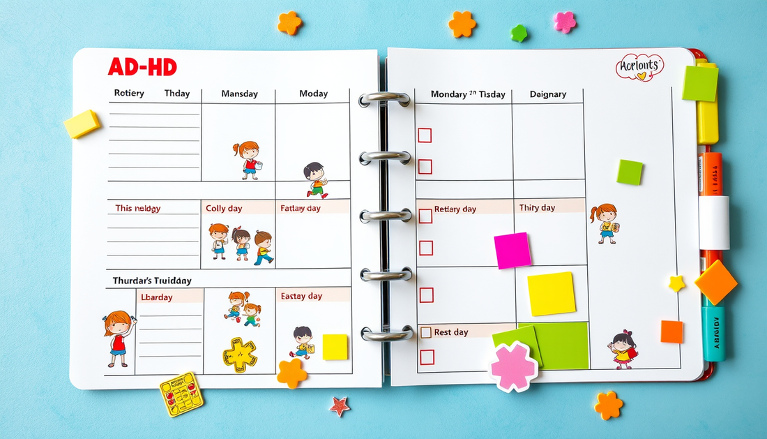 How ADHD Daily Planners Can Help Kids Stay Organized and On Track