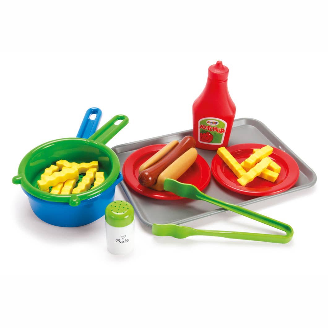 Dantoy Hot Dog Set on Tray