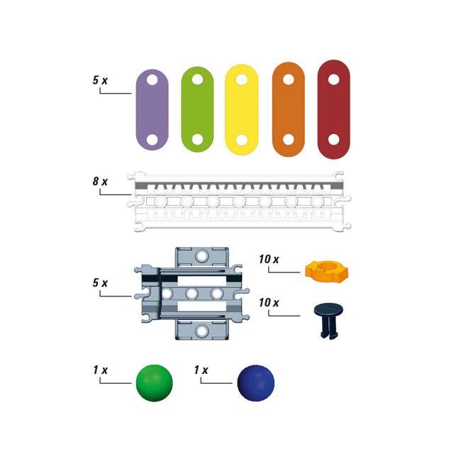 Action & Reaction - Kids' Sound Track Building Set