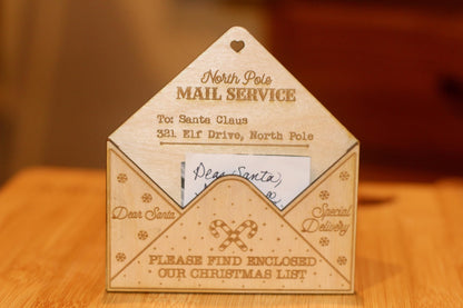 Santa Claus Envelope Ornament – Insert Your Letter to Santa