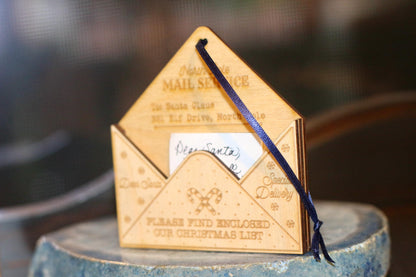 Santa Claus Envelope Ornament – Insert Your Letter to Santa